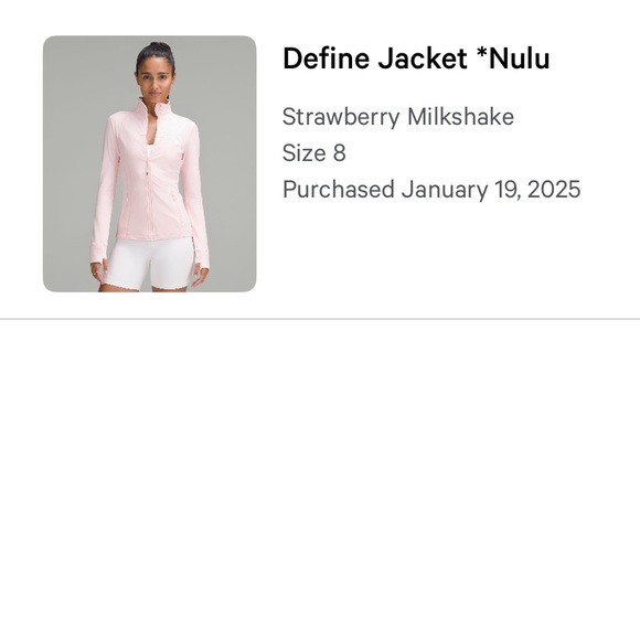 lululemon athletica Pink Define Jacket - Picture 2 of 8